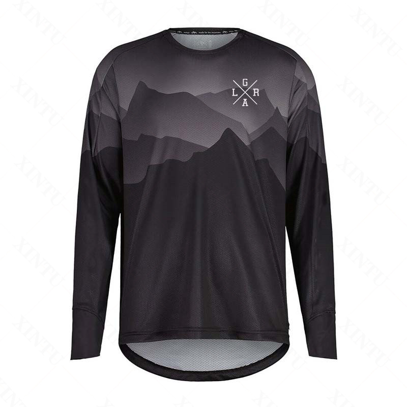 Mountain Biking Apparel - Men's Motorcycle Lrga Jersey MTB BMX
