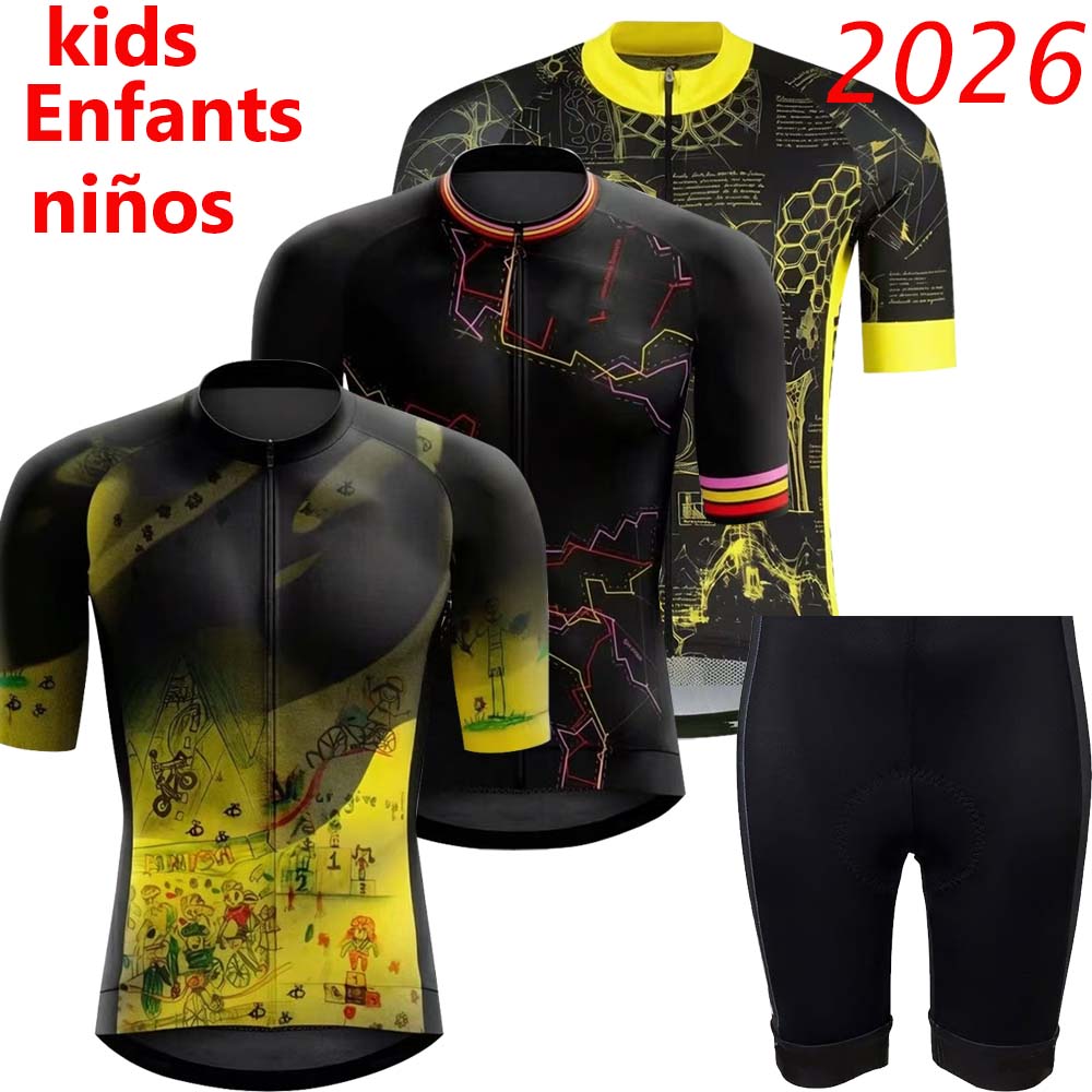 Mountain Biking Uniform - Kids France Tour 2026 Cycling Jersey