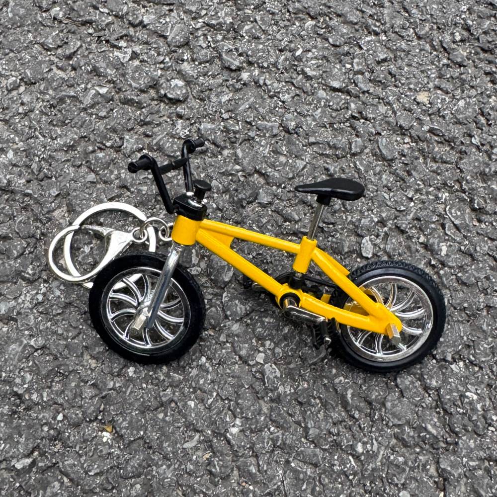 Mountain Biking Backpack - Creative Alloy Finger Bicycle Model with
