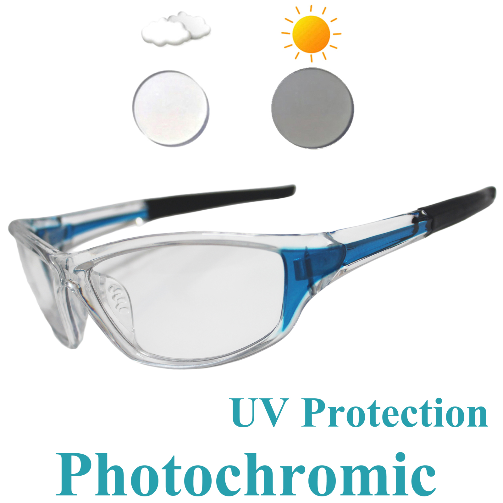Mountain Biking Goggles - Photochromic Glasses Bicycle Eyewear Men Women