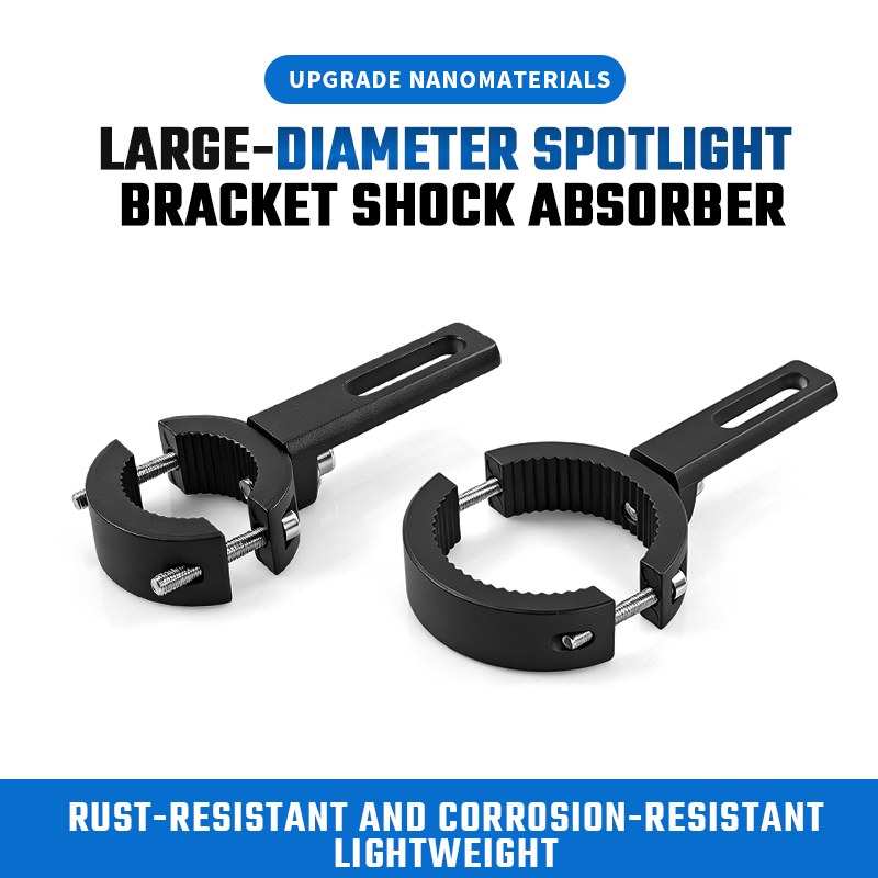Mountain Biking Denver - Motorcycle LED Spotlight Bracket Bumper Shock