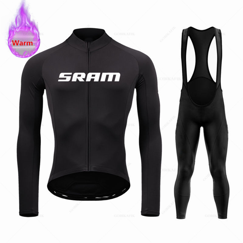 Mountain Biking Apparel - Sram Team Winter Long Sleeve Thermal
