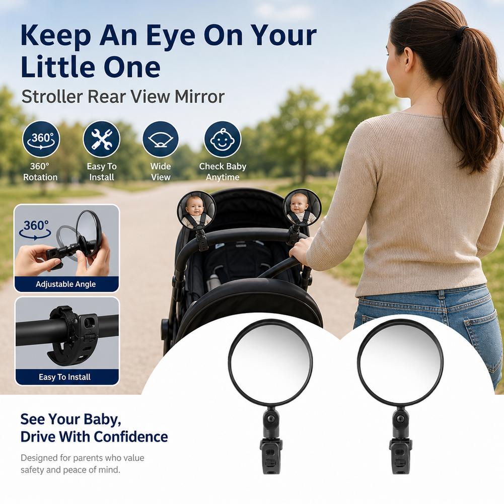 2Pcs Bike Mirror Adjustable Ha - Mountain Biking Kids 评论和价格