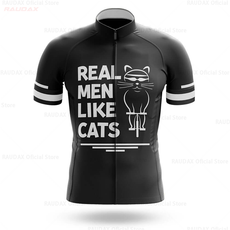 Cycling Jersey Men CARTOON CAT - Mountain Biking Cartoon 评论和价格