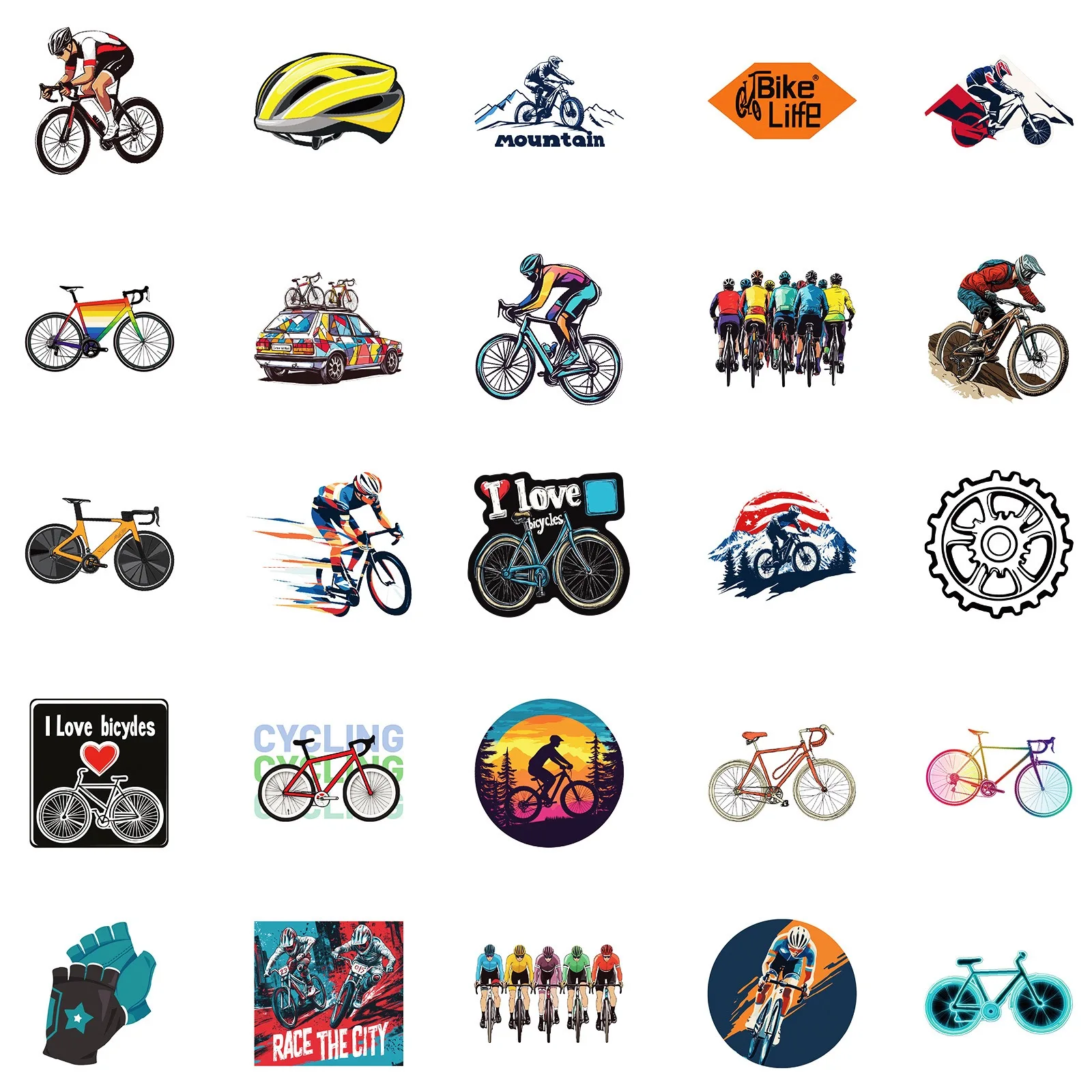 50pcs/pack Cool Mountain Bike  - Mountain Biking Kids 评论和价格