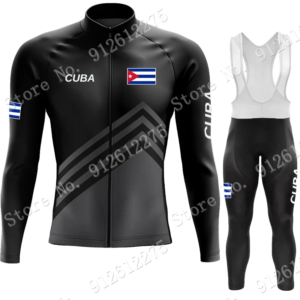 Cuba Cycling Jersey Set Cyclin - Mountain Biking Uniform 评论和价格