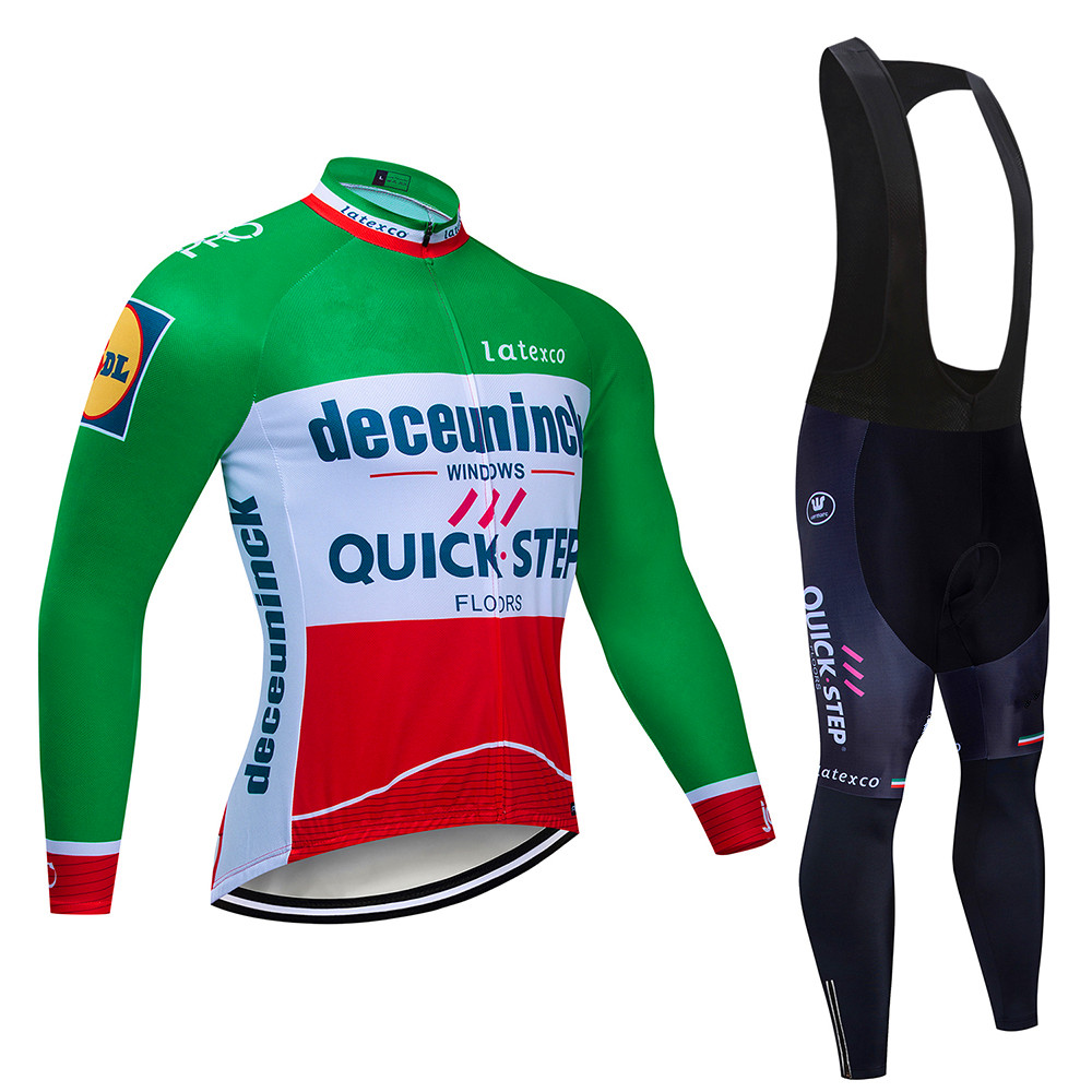 Quick step Cycling Jersey Set  - Mountain Biking Uniform 评论和价格
