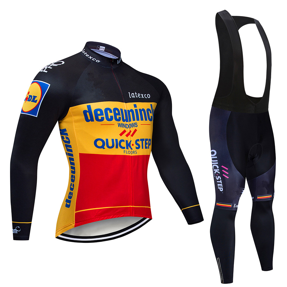 Quick step Cycling Jersey Set  - Mountain Biking Uniform 评论和价格
