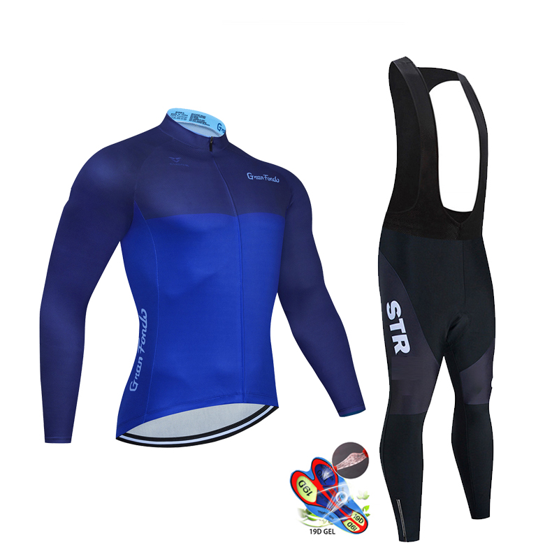 Autumn Black Cycling Jersey Se - Mountain Biking Uniform 评论和价格