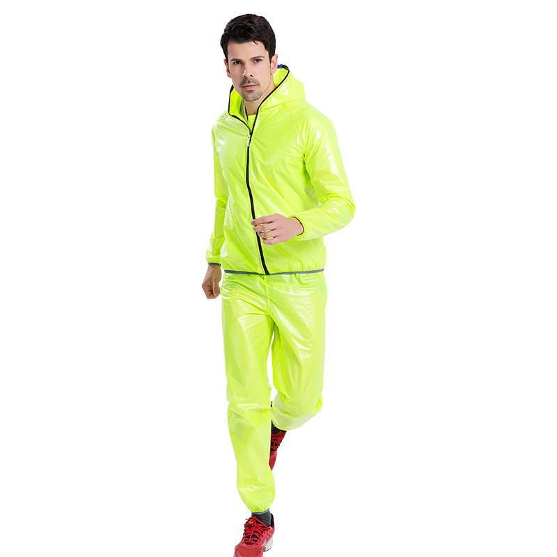 NEW Waterproof thin cycling ra - Mountain Biking Rain Jacket 评论和价格
