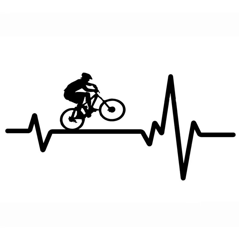 Creative Car Sticker Cycling M - Mountain Biking Cartoon 评论和价格