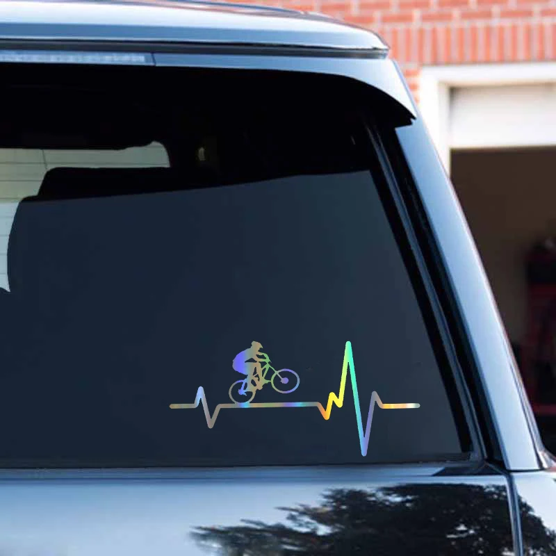 Creative Car Sticker Cycling M - Mountain Biking Cartoon 评论和价格